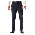 BERLE Men's Classic Dress Pants 42x34 Navy Blue Flat Front Career Formal NWOT