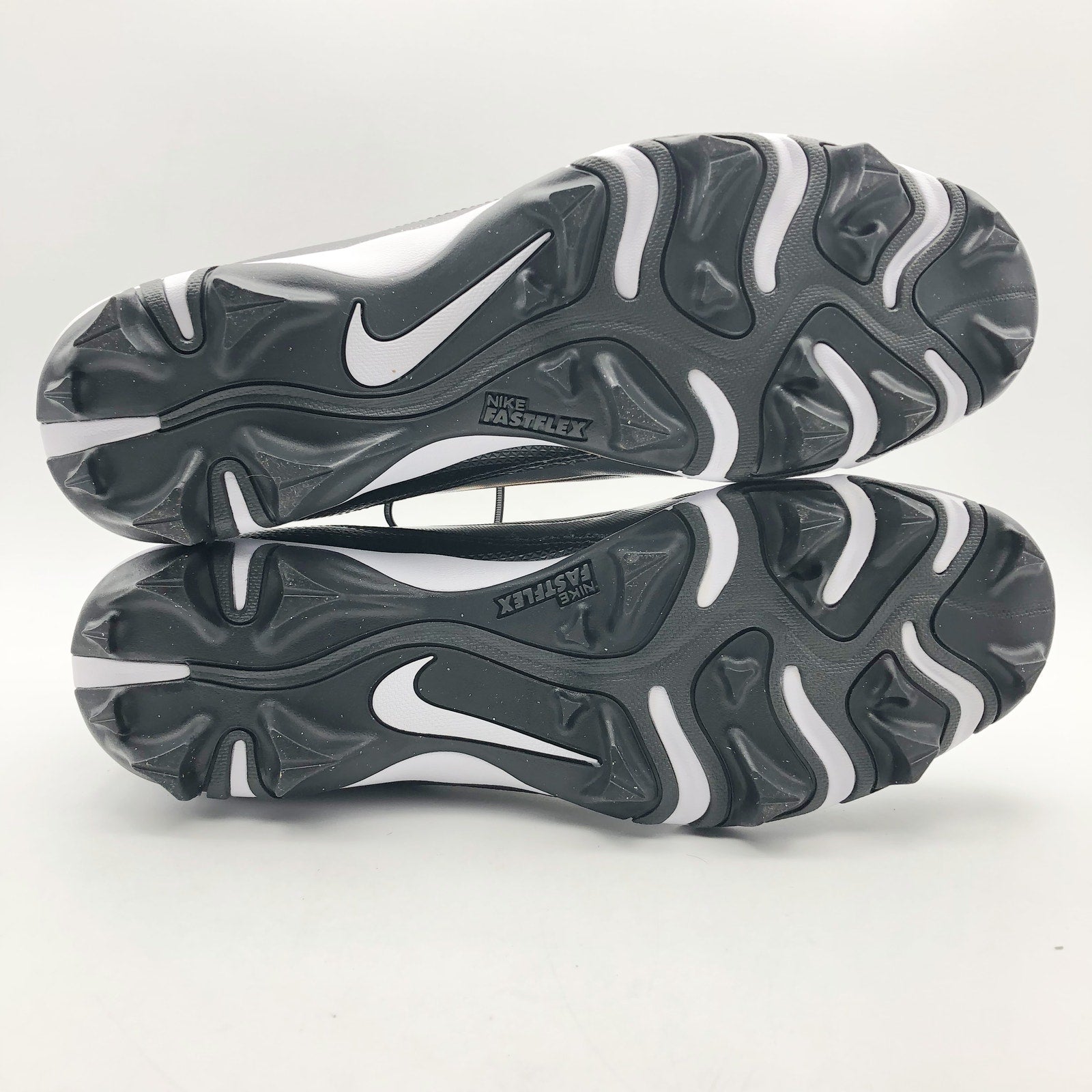 Nike Men's Alpha Menace 4 Shark Football Cleats 12 WIDE Black Grey White NWOB