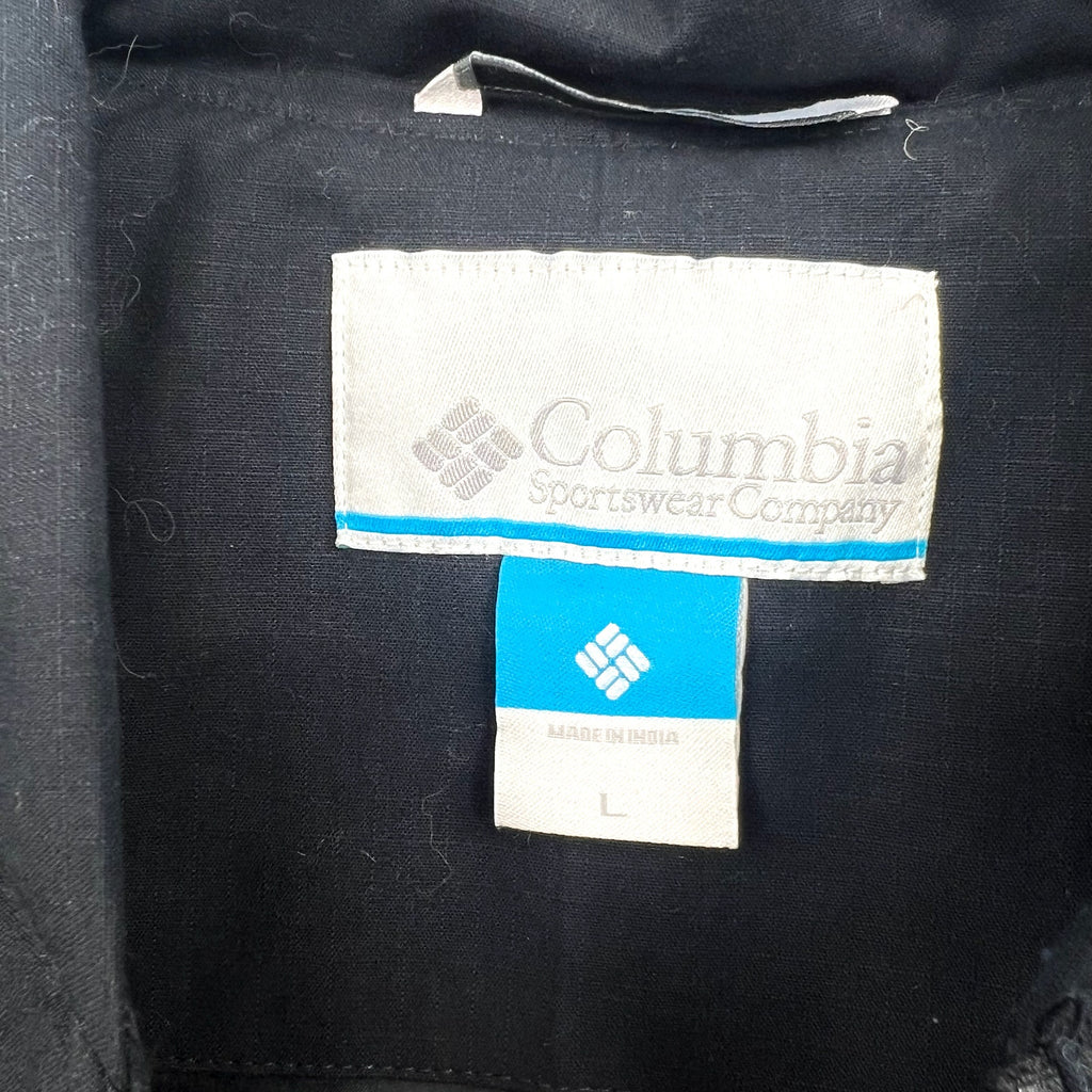 Columbia Mens Rad Padded Jacket Large Black Full Zip Lined Quilted NWT