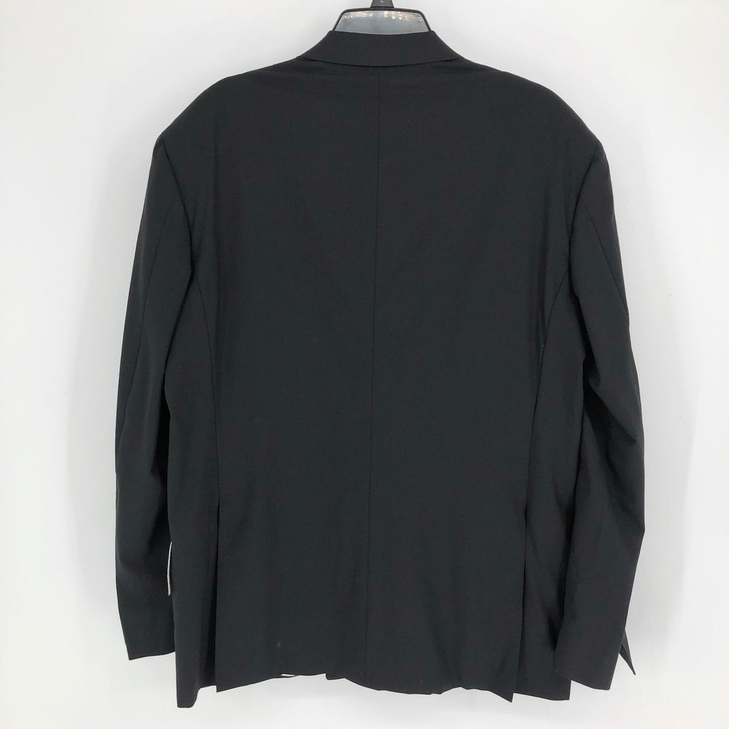CANALI Travels Sport Coat Jacket US 42R IT 52R Black Wool 8ON8 Stretch NWOT