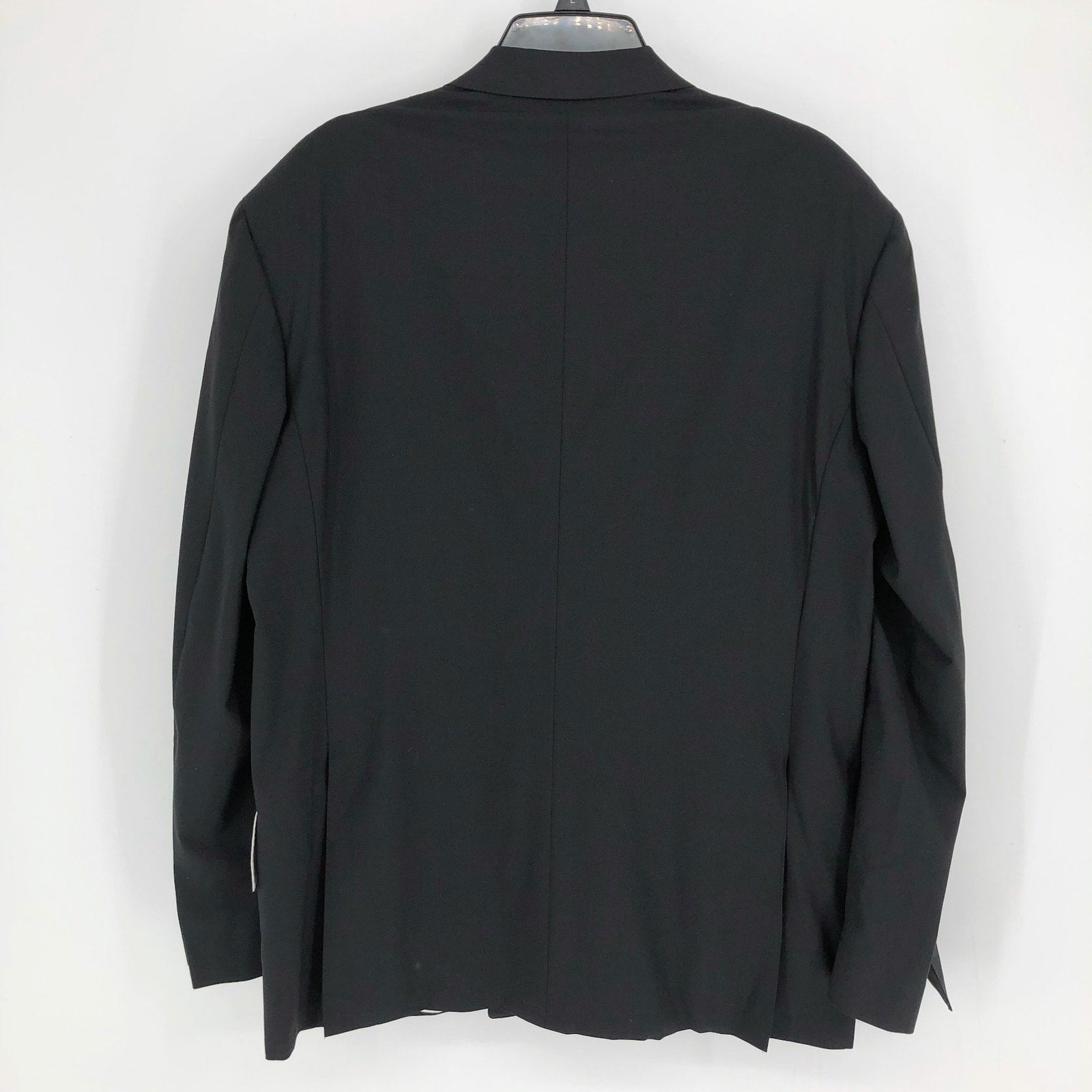 CANALI Travels Sport Coat Jacket US 42R IT 52R Black Wool 8ON8 Stretch NWOT