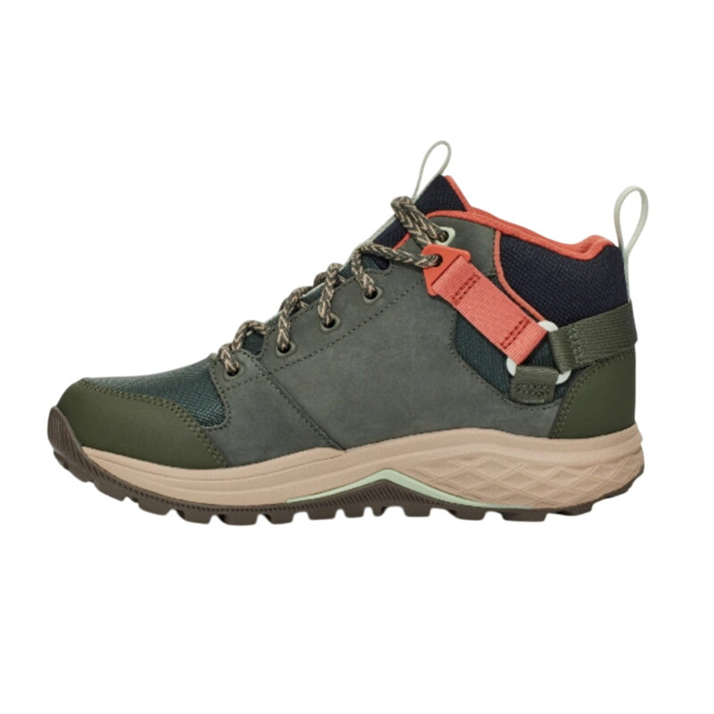 Teva Womens Grandview GTX Mid Hiking Boots US 7 Green Thyme Waterproof NWOB
