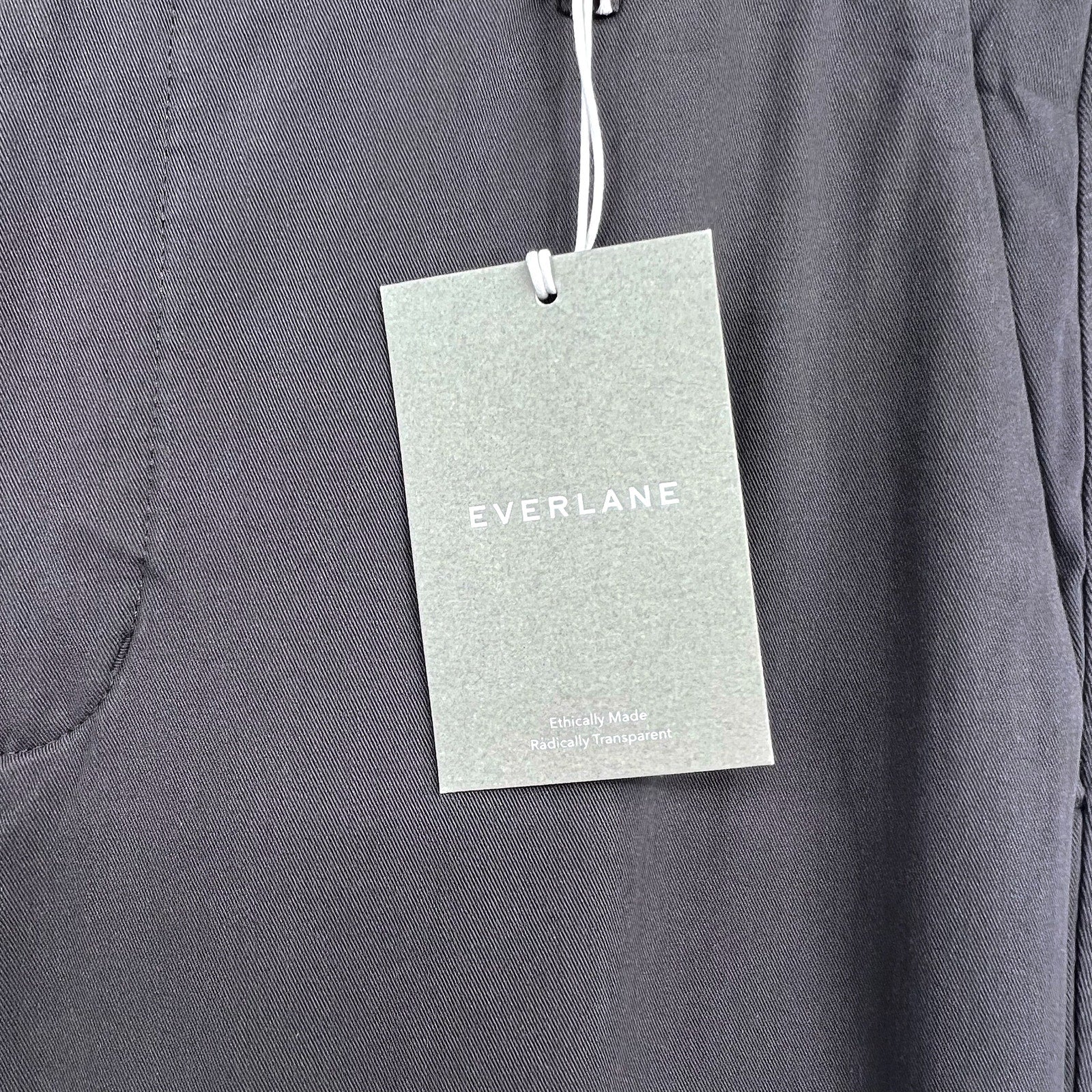 EVERLANE Men's The Performance Chino Pants 34x32 Slate Grey Uniform NWT