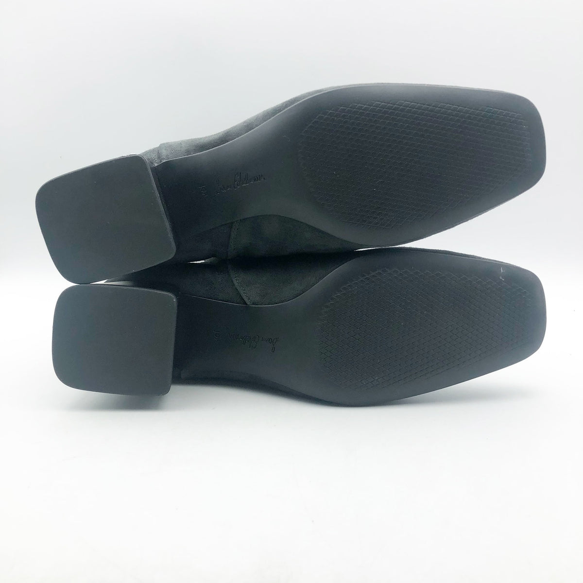 Sam Edelman Paige Ankle Booties Size 10.5 M EU 41.5 Graphite Gray Suede NIB