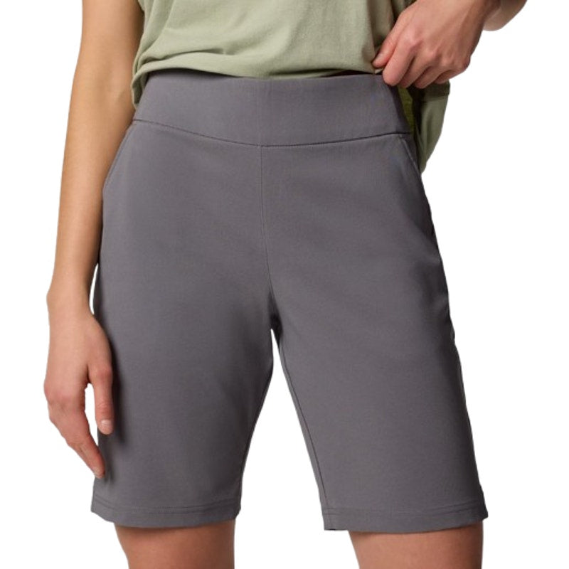 COLUMBIA Women's All Seasons Shorts Small Gray 9" Inseam Omni Shade UPF 50 NWT