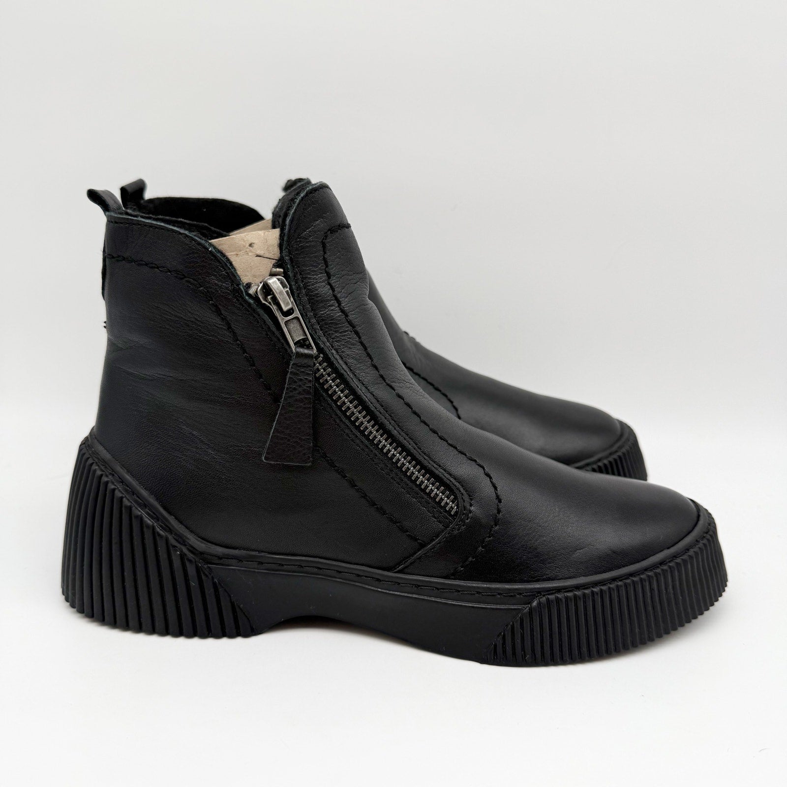 Spring Step Womens Kelko Ankle Boot EU 39 US 8.5 Black Leather NIB