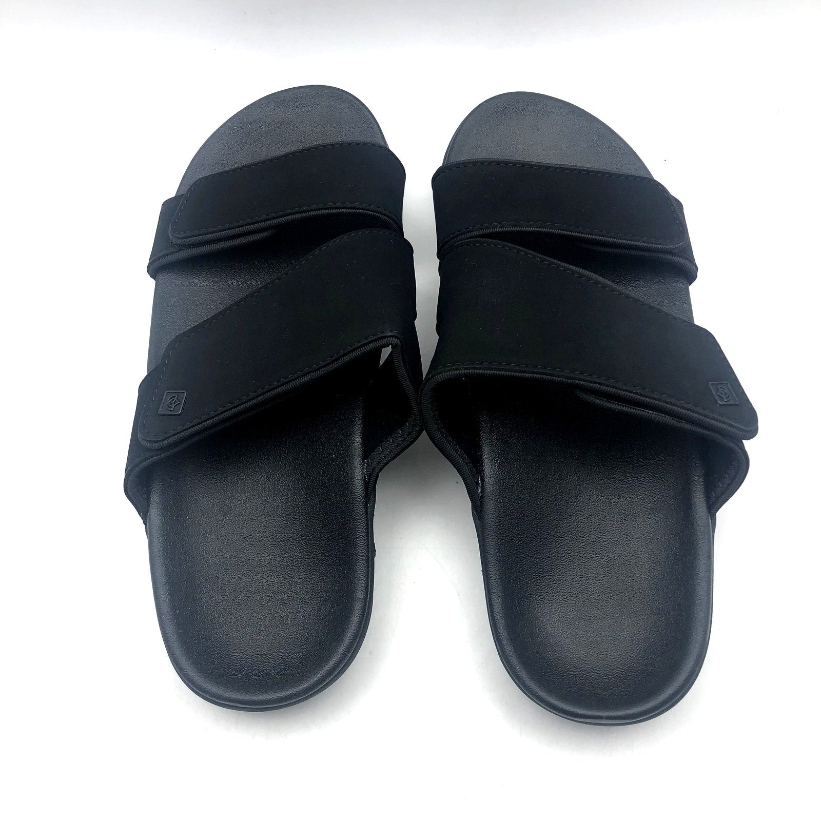 Spenco Womens KHOLO NUEVO Comfort Slide Sandals Size 9.5B Black NWT