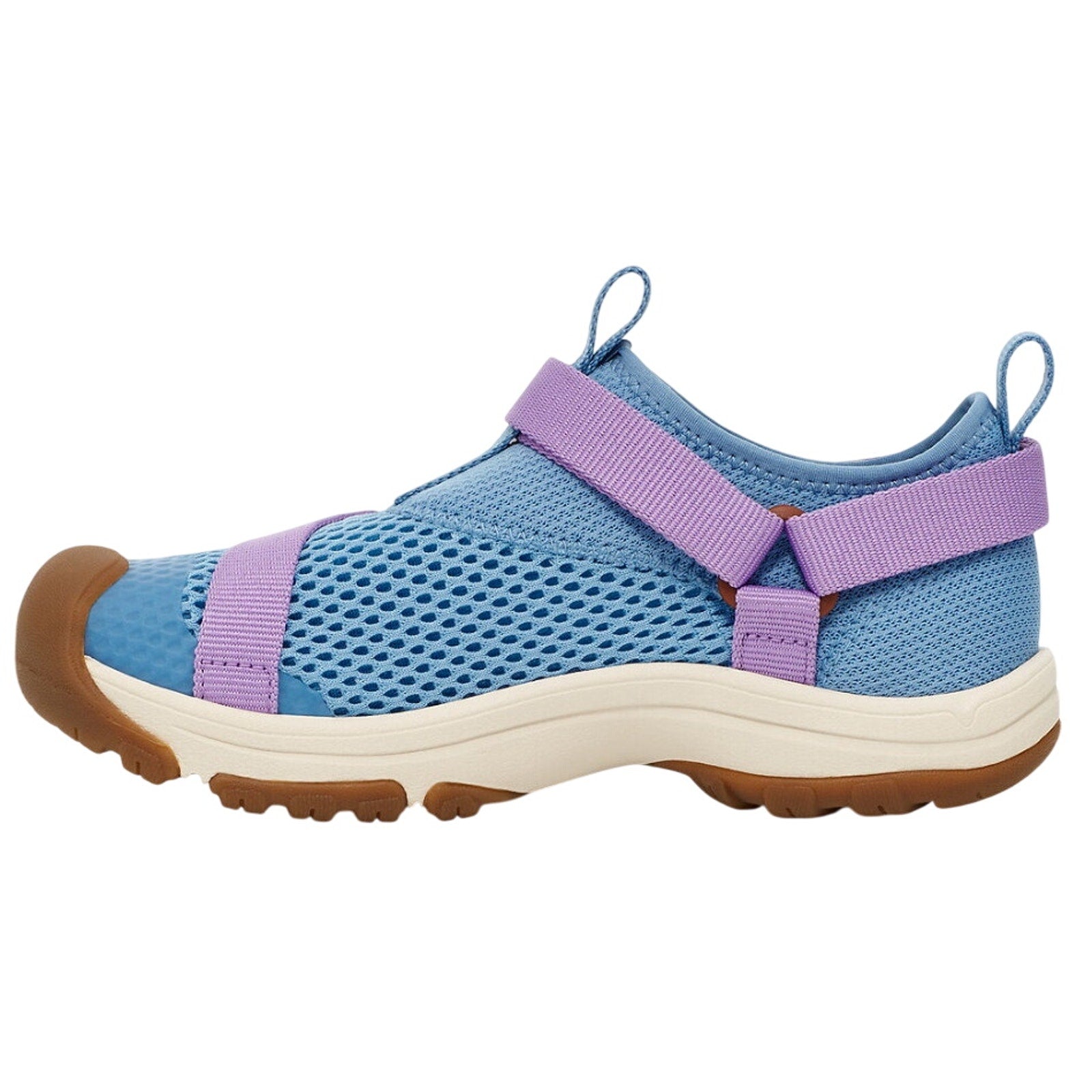 TEVA Kids Outflow Universal Closed Toe Sandals US 4 Purple Blue Water Shoes NIB