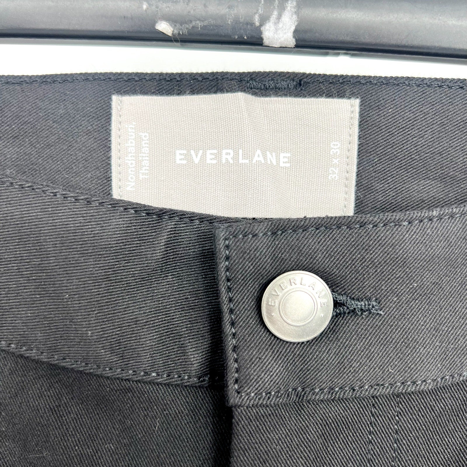 EVERLANE Men's The Performance 5-Pocket Pants 32x30 Black Chino Stretch NWT