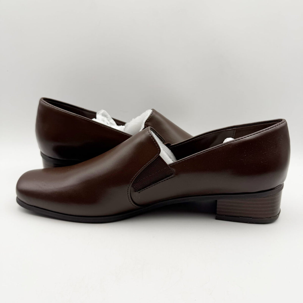 TROTTERS Womens Ash Slip-On Loafers US 11.5 NARROW EU 42.5 Brown NIB