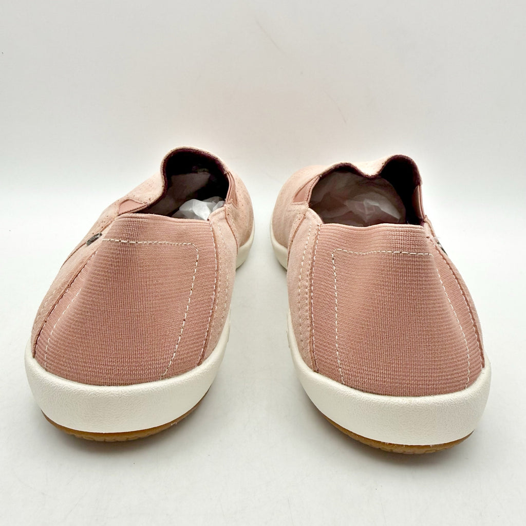 Spenco Waco Womens Siesta Convertible Slip On Shoes Size 9.5 Wide Pink Suede NIB