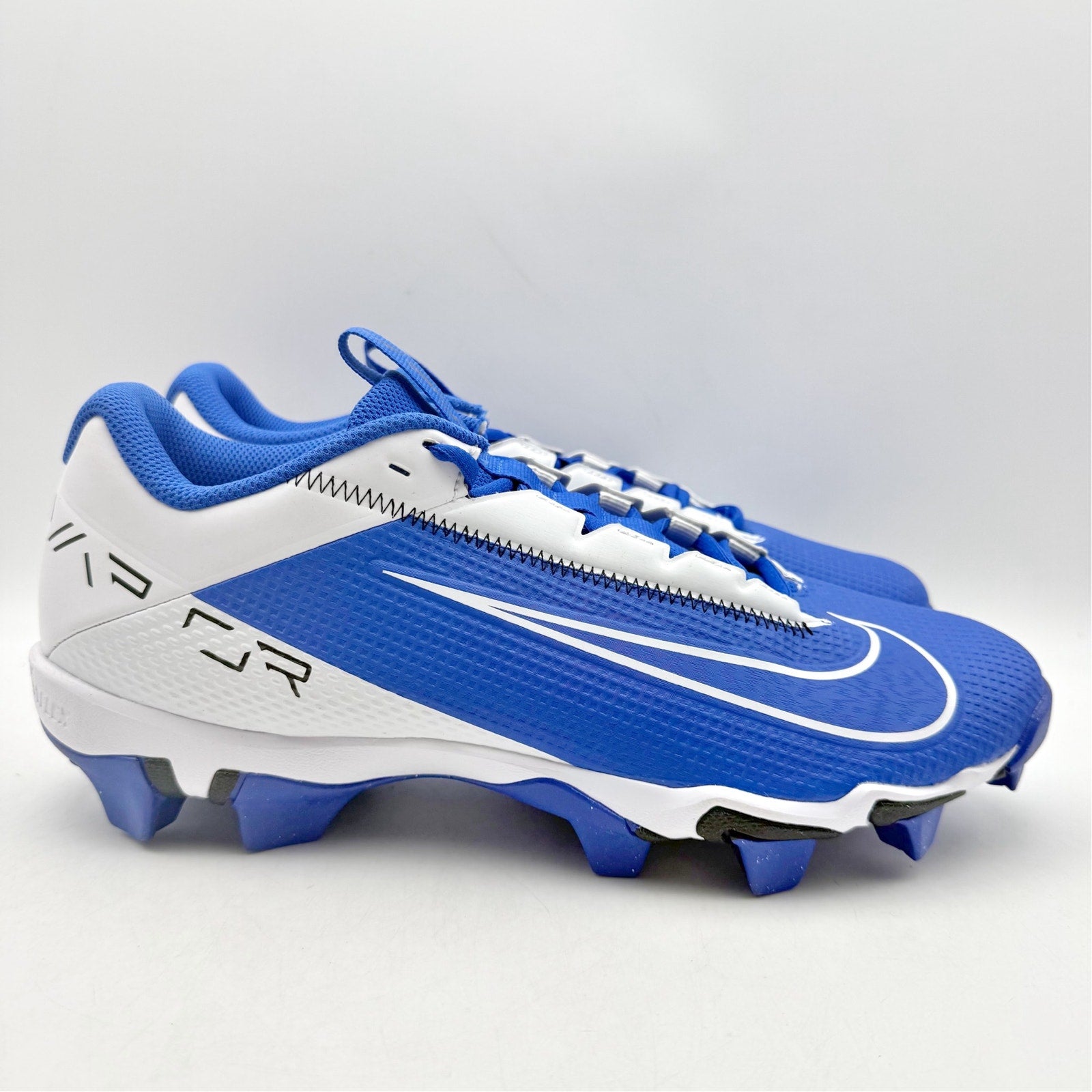 NIKE Mens Vapor Edge Shark 2 Football Cleats US 9.5 EU 43 White Blue NWOB