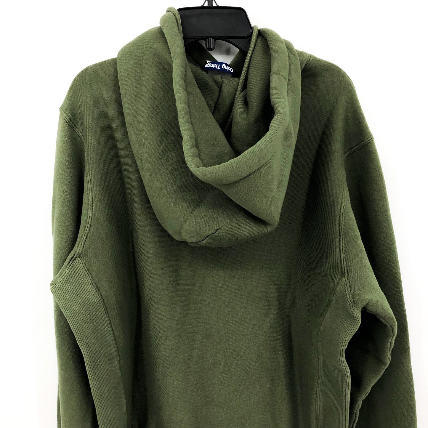 OUTDOOR VOICES Mens Nimbus Hoodie Tea Tree Green SMALL