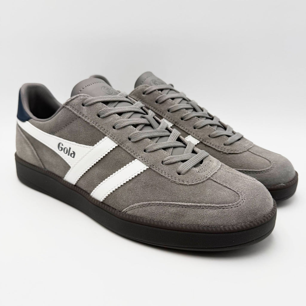 Gola Mens Viper Casual Sneakers Size 11 EU 44 Grey White Suede NWOB