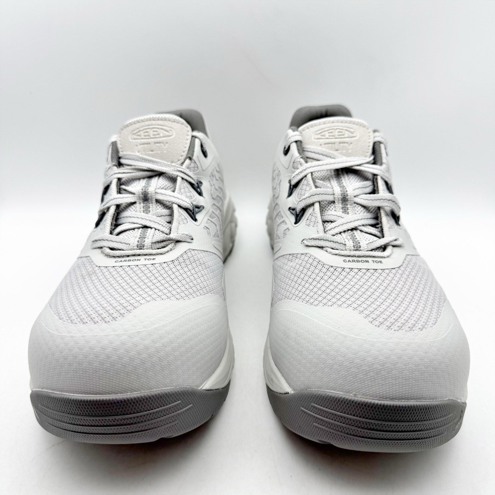 KEEN Utility Mens Cully Comp Toe Work Sneakers US 11.5 D Grey White SR NIB