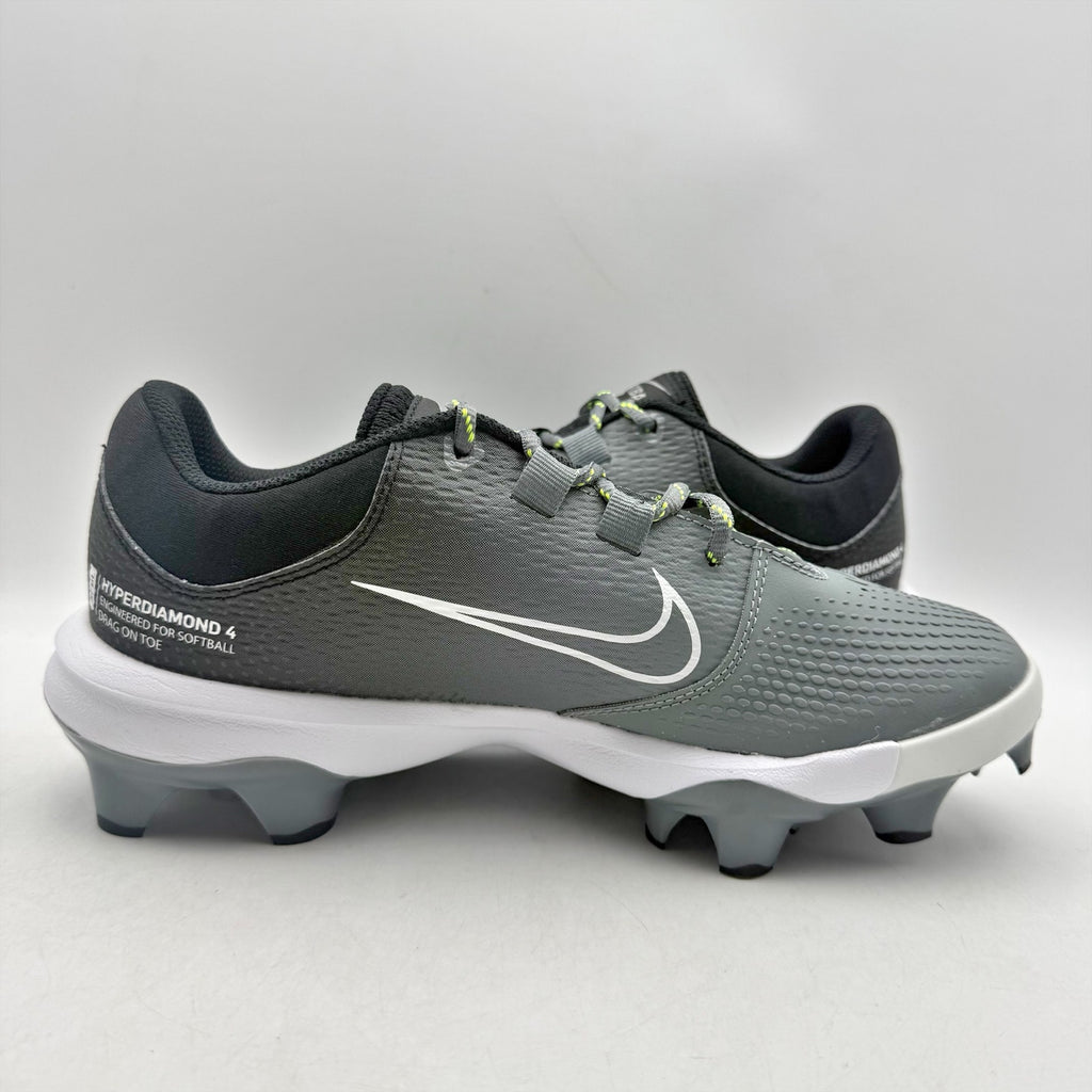 Nike Womens Hyperdiamond 4 Pro MCS Softball Cleat US 8.5 Black Grey DC8990 NWOB