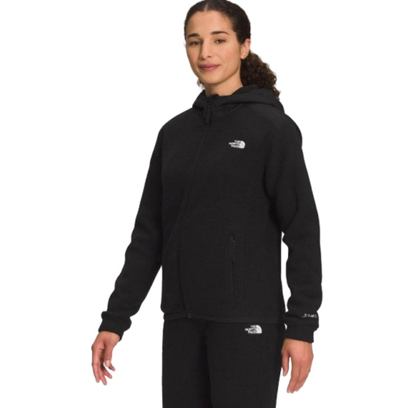 THE NORTH FACE Womens Alpine Polartec 200 Jacket Medium Black Full Zip Hood NWT
