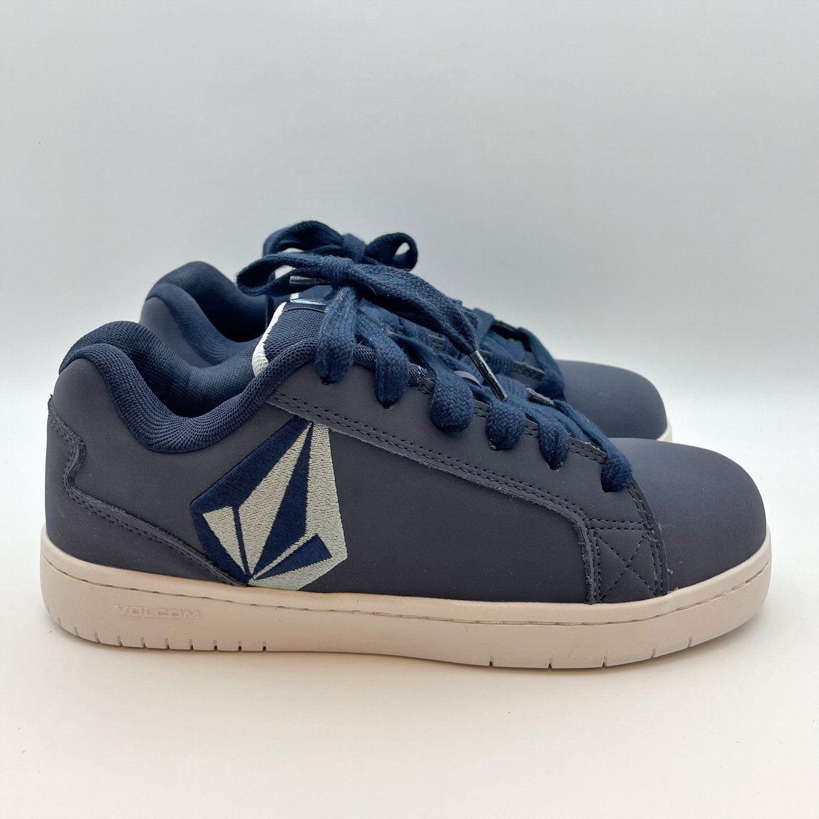 Volcom Stone Work Shoes Mens 8 Womens 10 Slate Blue Comp Toe EH SR NIB