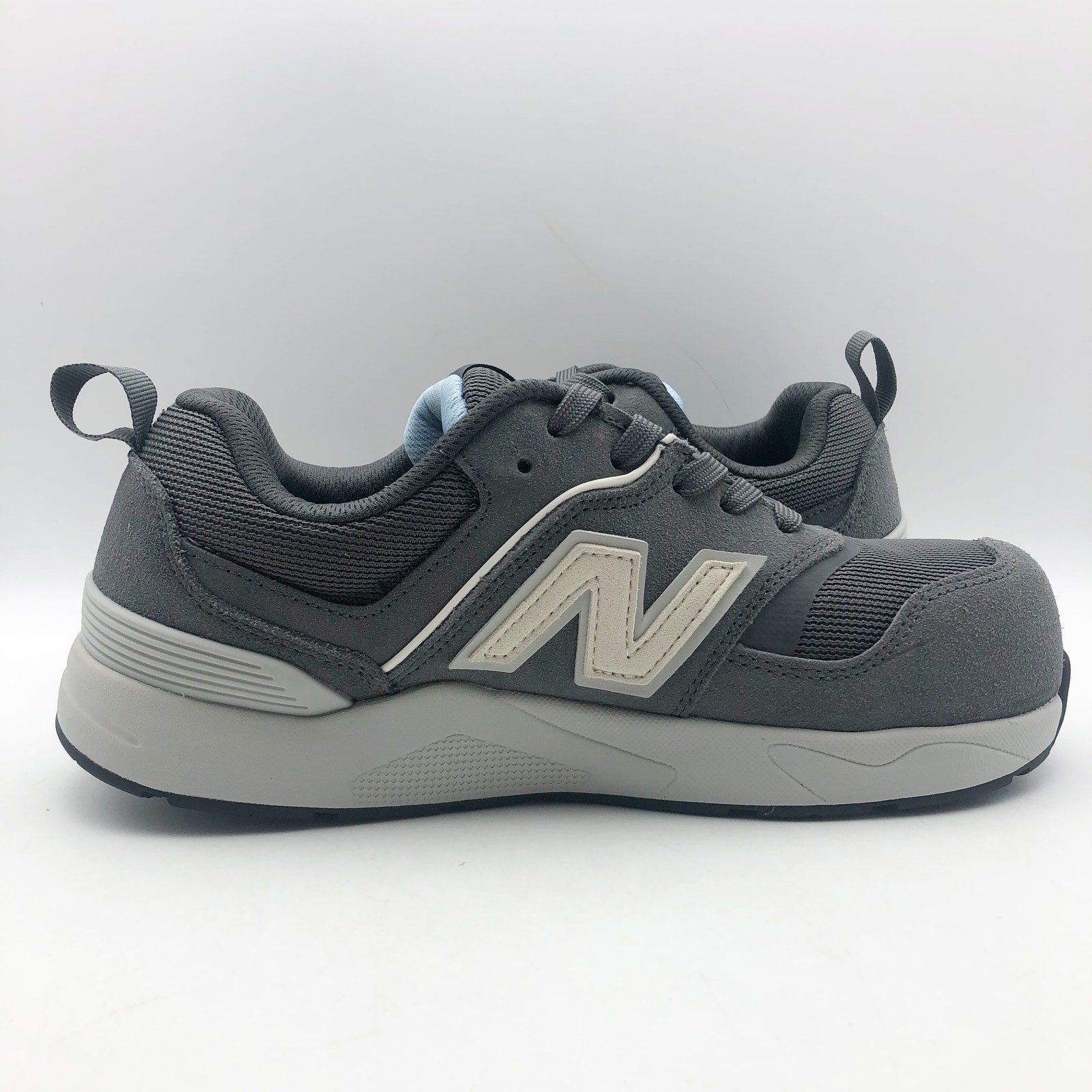 New Balance Womens Elite Lite Work Sneakers US 8 WIDE Grey Blue CT SR NIB