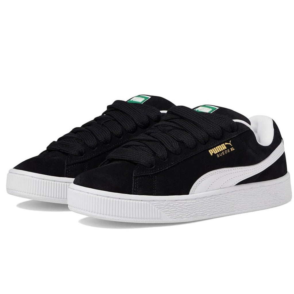 Puma Womens Suede XL Lace Up Sneakers Size 9.5 EU 40.5 Black White NWOB