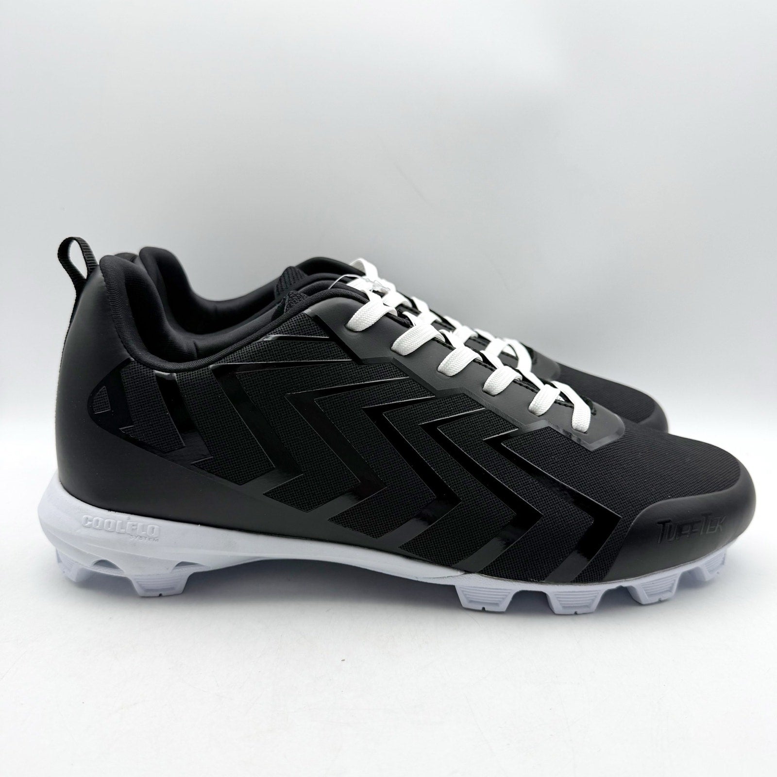 Rawlings Mens Savage Low Baseball Cleats US 11 EU 44 Black White Athletic NIB