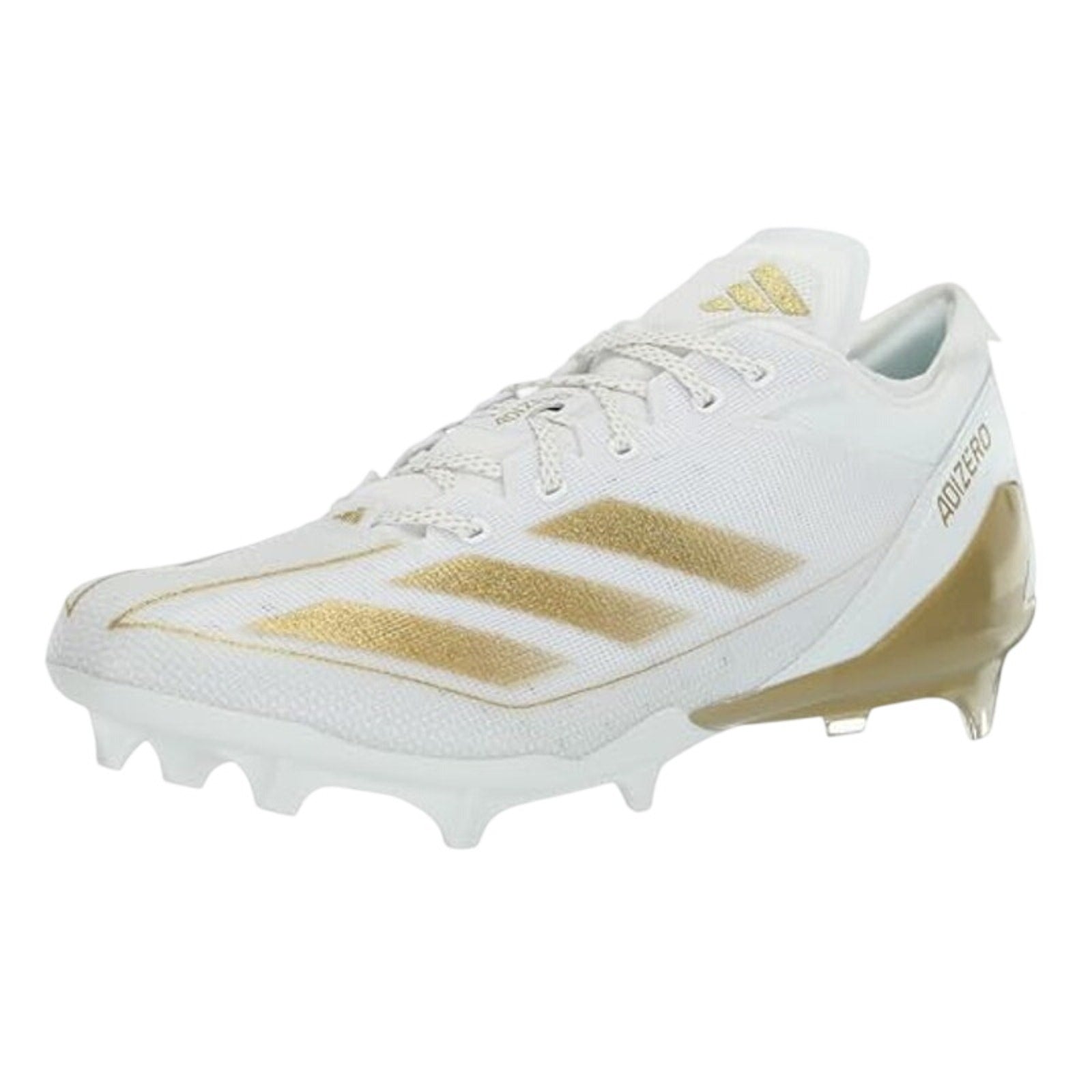 Adidas Mens Adizero Electric Football Cleats Size 9 White Gold IE4381 NWOB