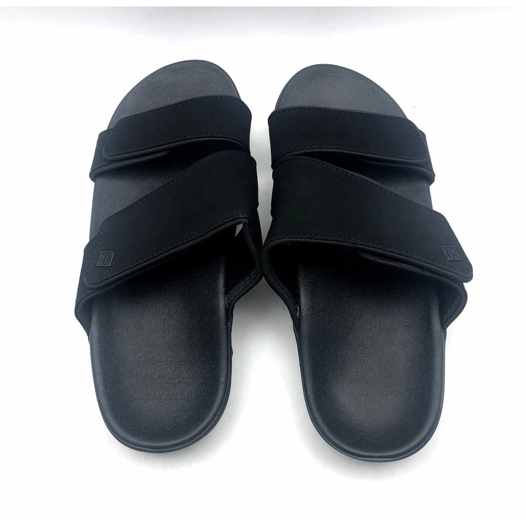 Spenco Womens KHOLO NUEVO Comfort Slide Sandals Size 7.5 WIDE Black NWT