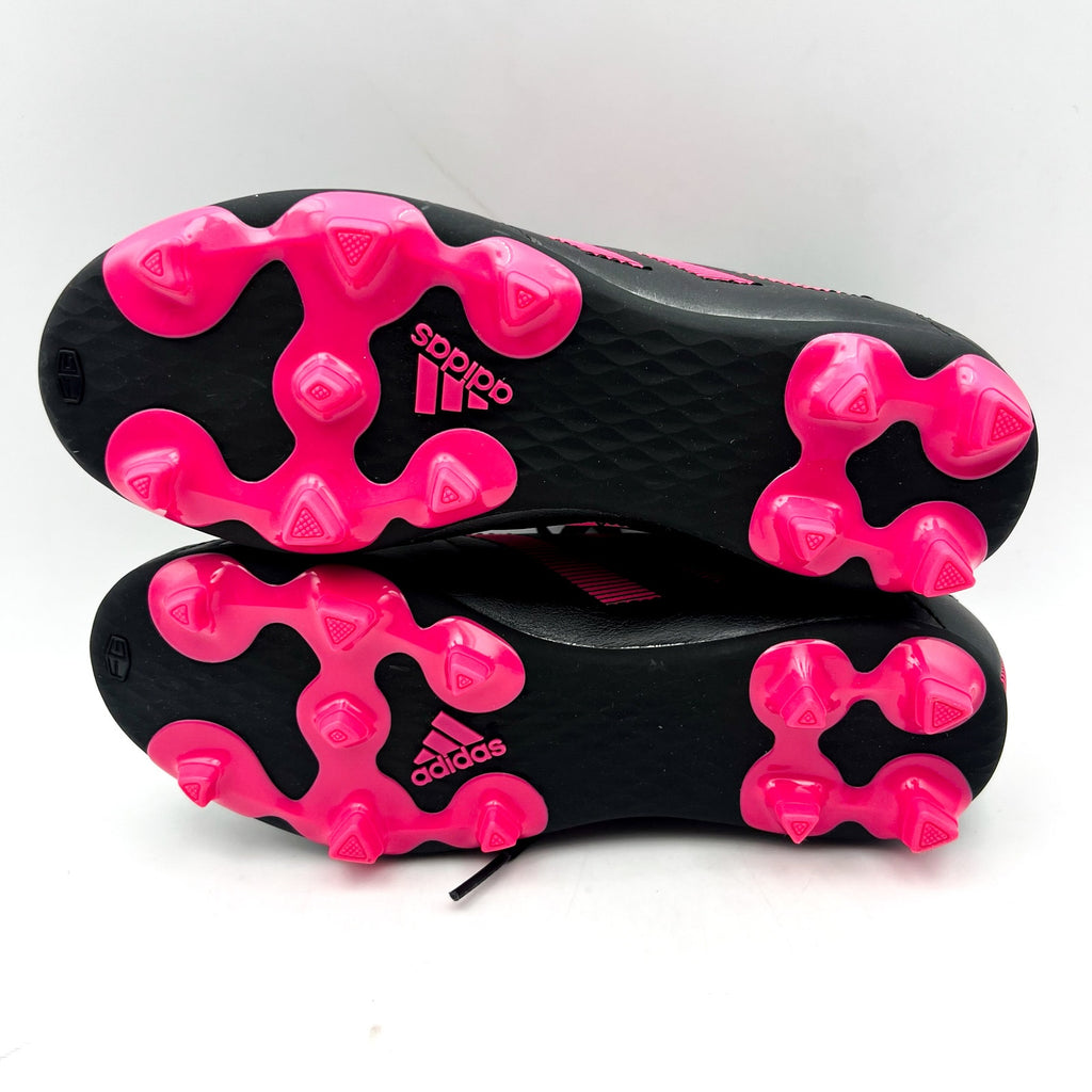 Adidas Youth Goletto VIII Soccer Cleats Size 2.5 Black Pink Firm Ground NWOB