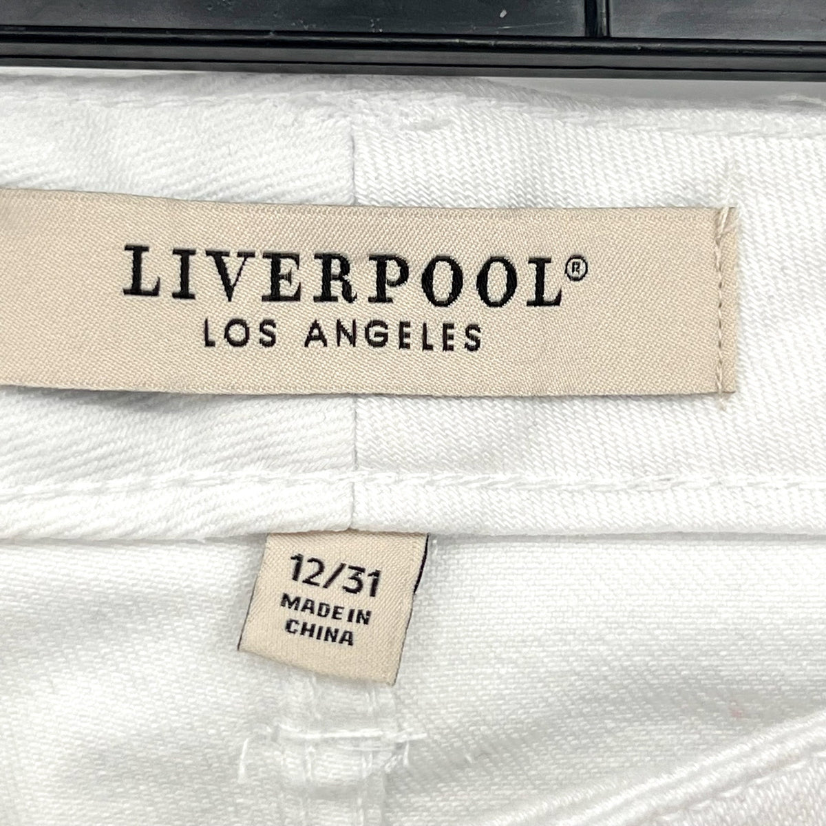 LIVERPOOL Womens Lucy Bootcut Jeans Size 31 US 12 Bright White Midrise NWT