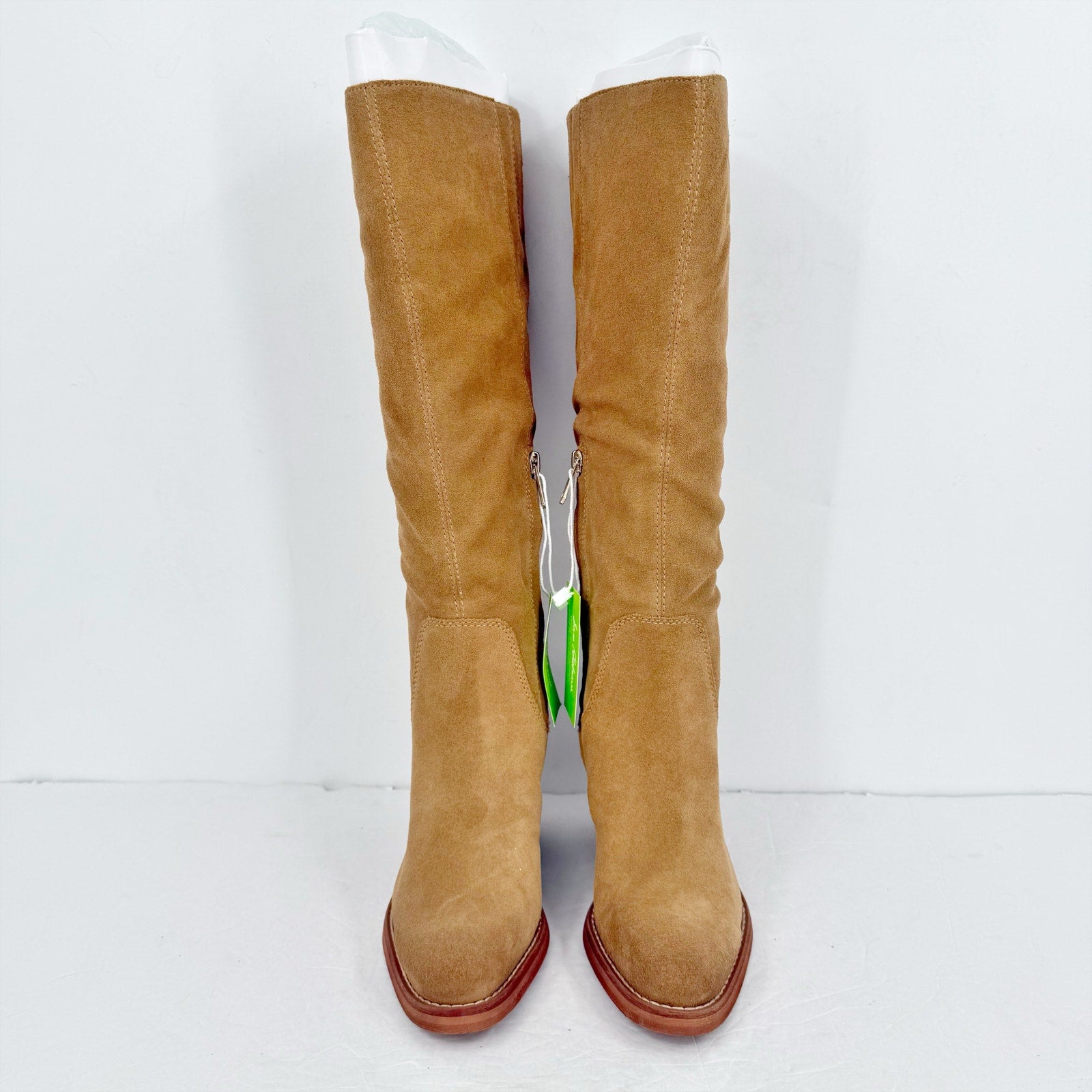 Sam Edelman Womens Soyer Knee High Boots US 6 M EU 36 Caramel Brown Suede NIB