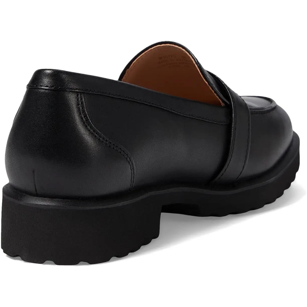 Cole Haan Womens Giana Buckle Loafers US 8 B EU 38.5 Black Leather NIB