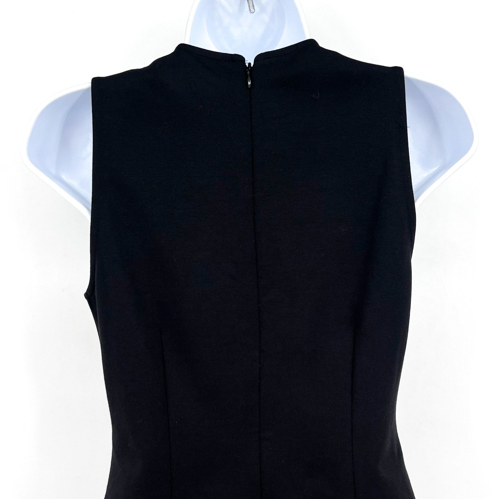 EVERLANE Women's The Dream '90s Shift Dress Medium Black Sleeveless Stretch NWT