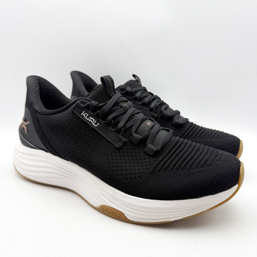 Kuru Womens Atom 2 Athletic Shoes US 9.5 Wide Black Sneakers NWOB