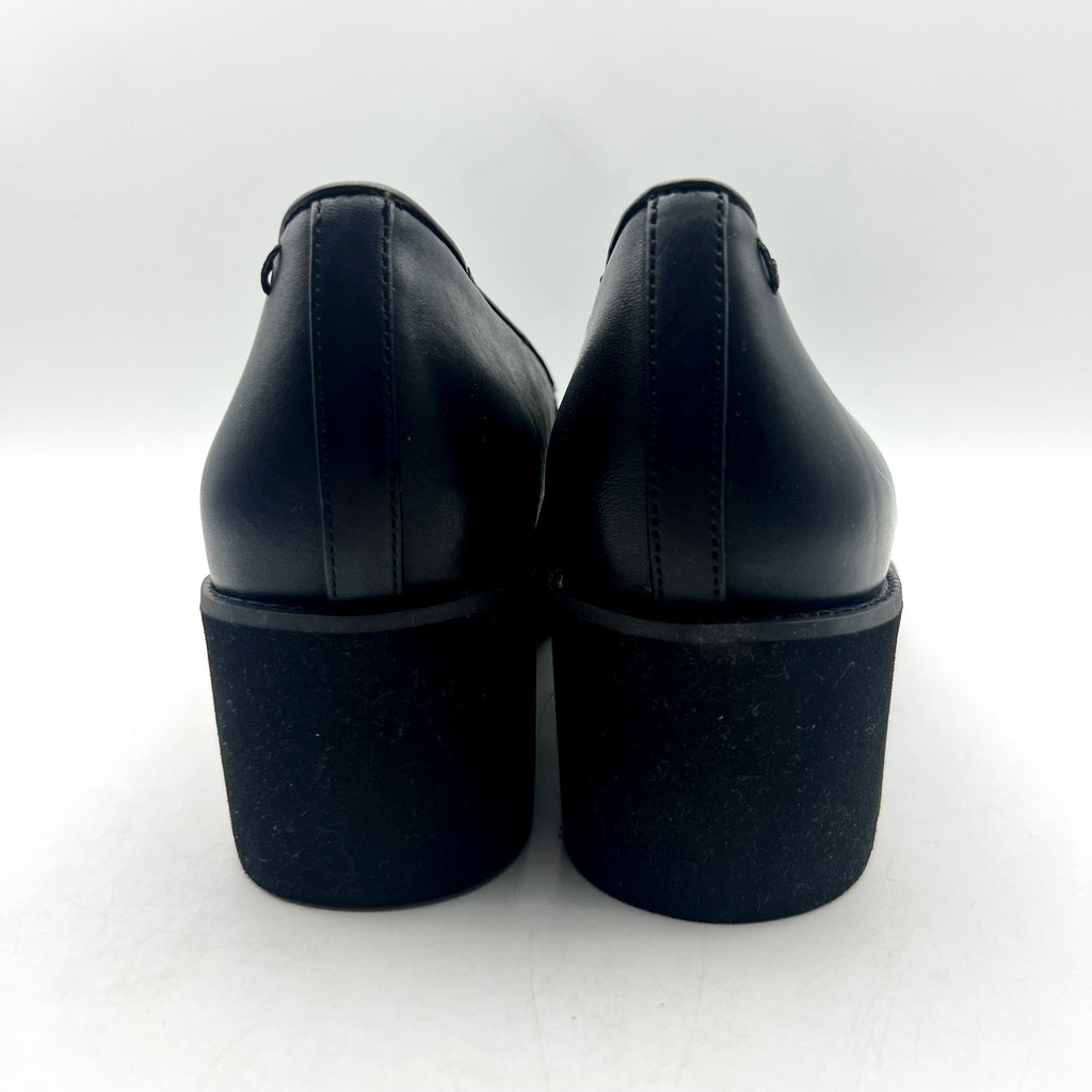 Vionic Women's Willa Wedge Slip on Shoes Size 10M EU 41 Black Leather NIB