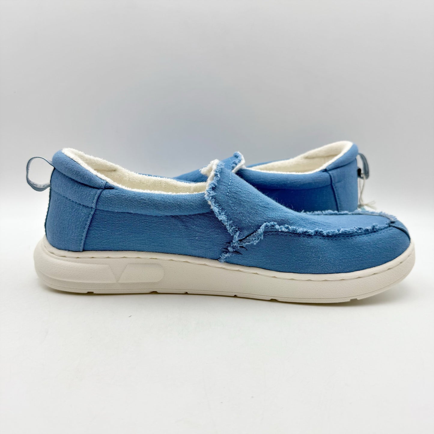 Vionic Beach Seaview Mens Laceless Casual Slip-on Sneakers US 8.5 M Blue NWOB