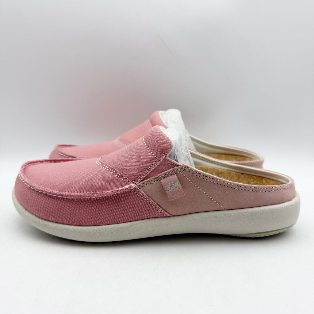 Spenco Womens Siesta Spring Slide Shoes Size 5.5 Wide Pink Water Resistant NIB