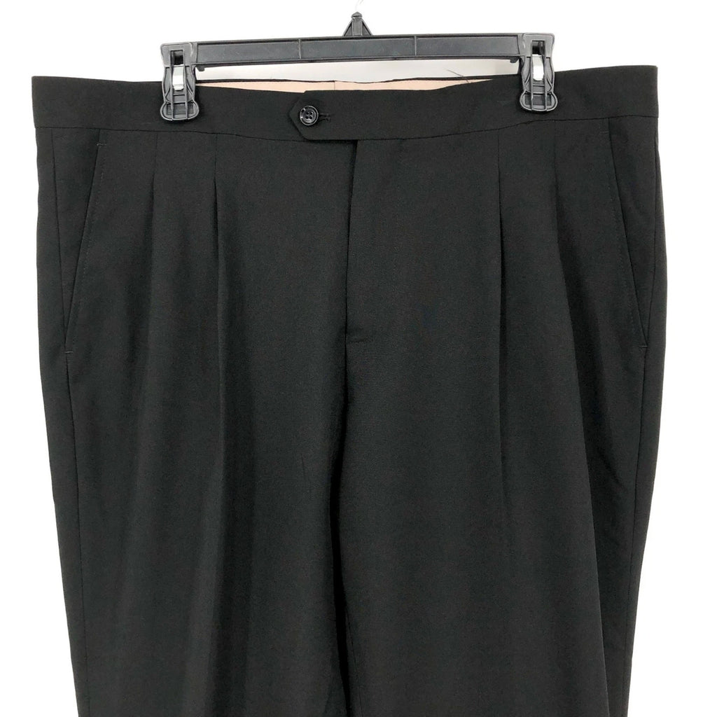 OPPOSUITS Mens Tuxedo Dress Pants 36 x 33 Black Pleated Slim Straight Leg NWOT