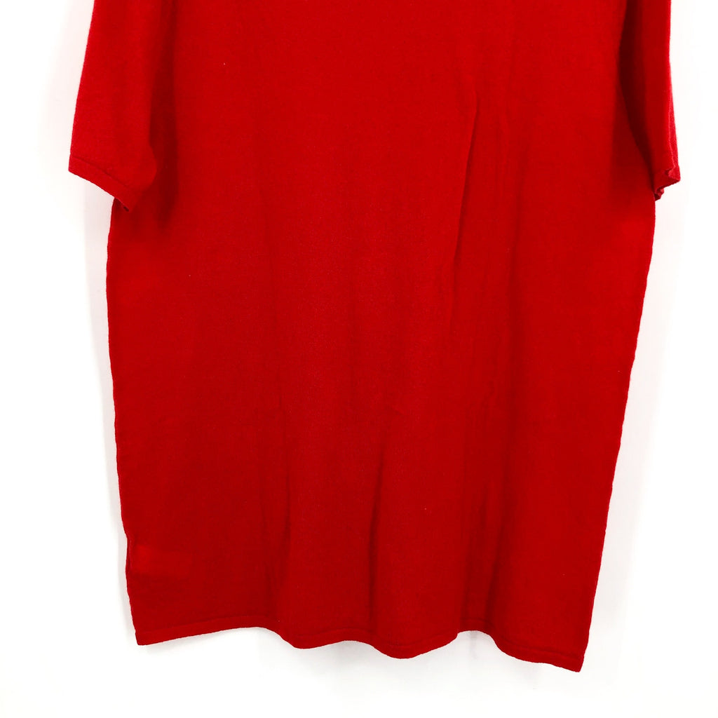 ACTIVE CASHMERE Men's Short Sleeve Fine Cashmere T-Shirt Medium Red NWT