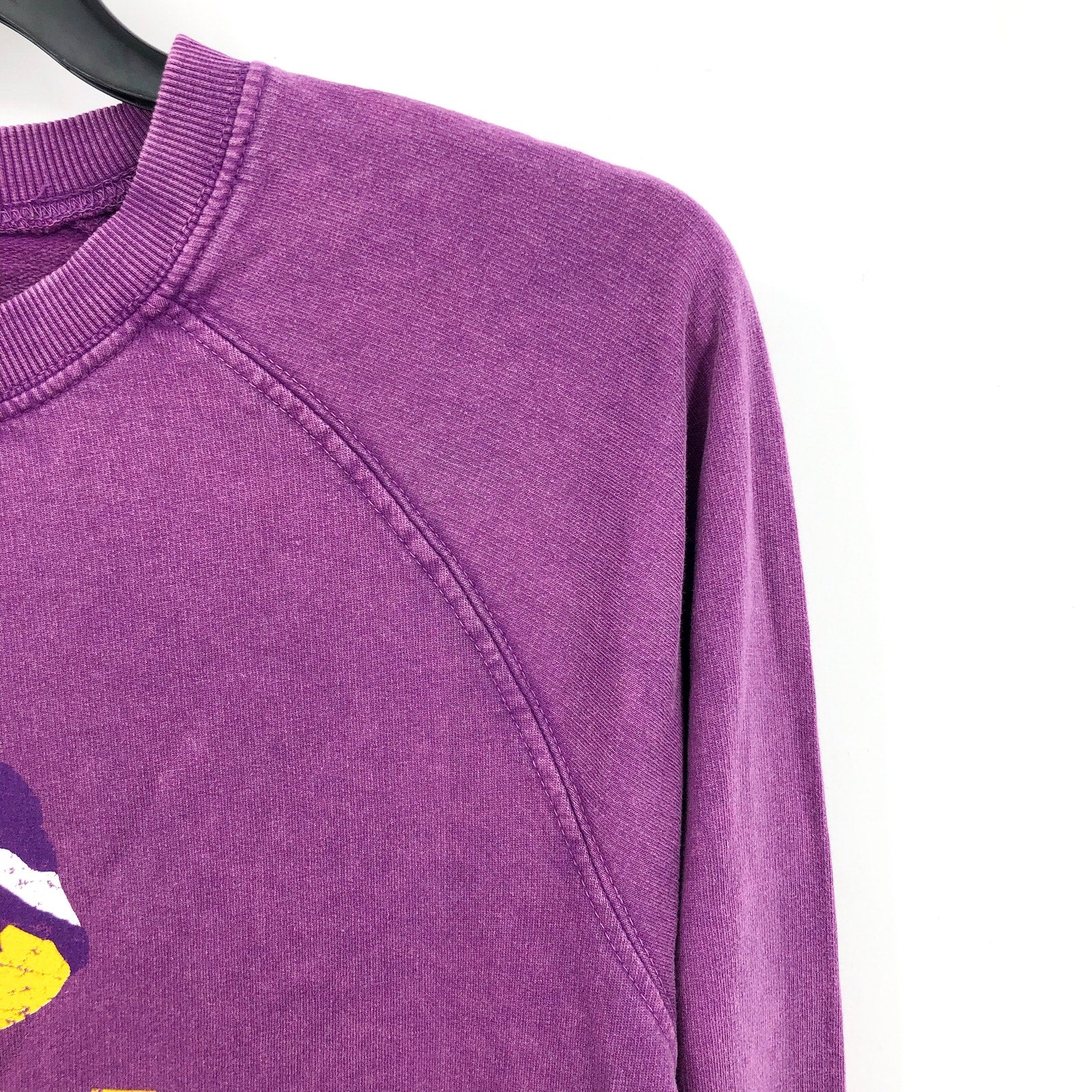 WES & WILLY Girls LSU Tigers Crewneck Sweatshirt Medium Purple Plum NWT BWLST