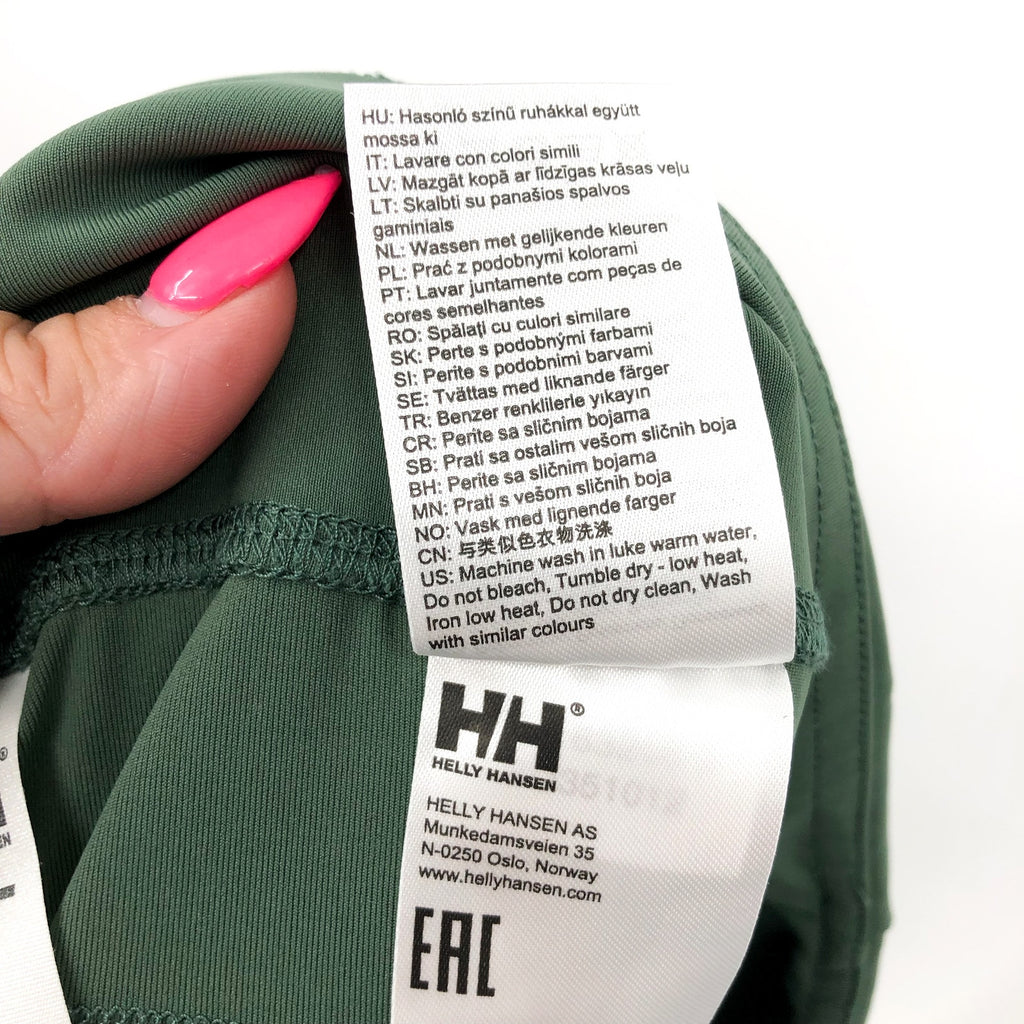 HELLY HANSEN Women's Rapide Trail Leggings XL Spruce Green Athletic Pocket NWT