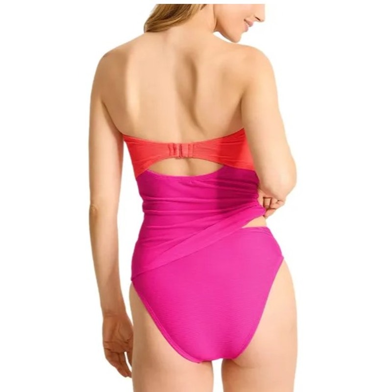 TOMMY BAHAMA Women's Ocean Point Hipster Bikini Bottom XL Pink Maui NWOT