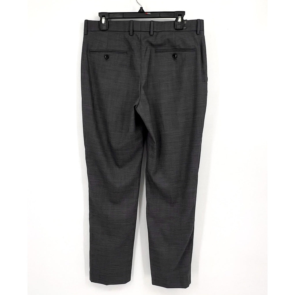 J.CREW Men's Bowery Slim-fit Pants 32x30 Charcoal Gray Wool Blend J6061 NWT