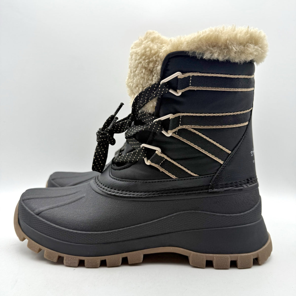 Storm by Cougar Womens Fresno Snow Boots Size 7 Black Waterproof NIB