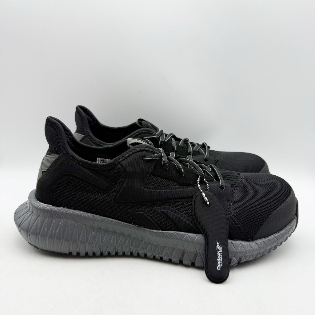 Reebok Work Flexagon 3.0 Work SD Shoes MENS 7.5 WOMENS 9.5 Black Comp Toe NIB
