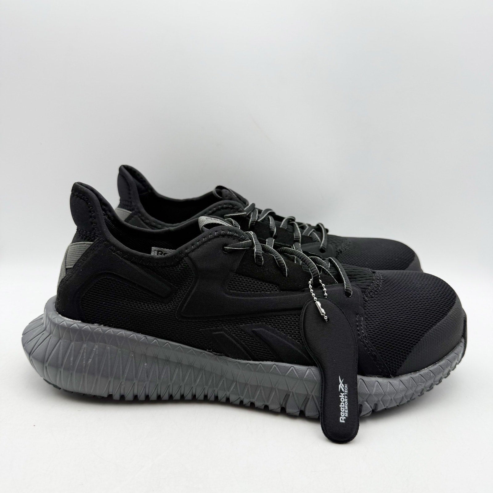 Reebok Work Flexagon 3.0 Work SD Shoes MENS 7.5 WOMENS 9.5 Black Comp Toe NIB