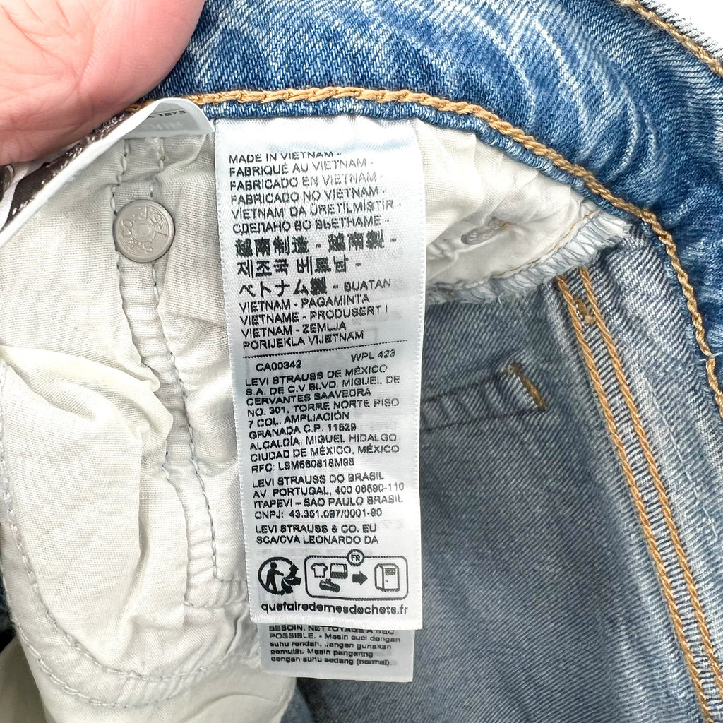 LEVI'S Womens Wedgie Straight Jeans 30x28 US 10 Calling All Blue 34964-0178 NWT