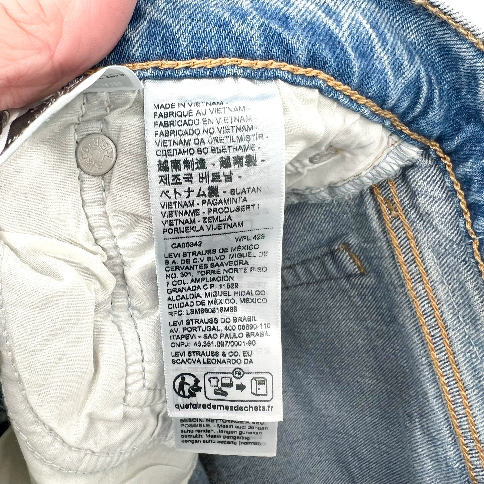 LEVI'S Womens Wedgie Straight Jeans 30x28 US 10 Calling All Blue 34964-0178 NWT