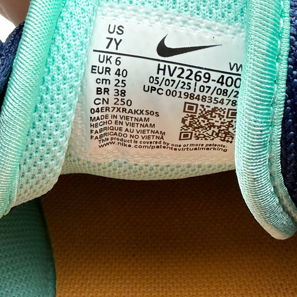 NIKE Kids Lebron Witness lx Kc Sneakers US 7 Youth EU 40 Blue Muulticolor NIB