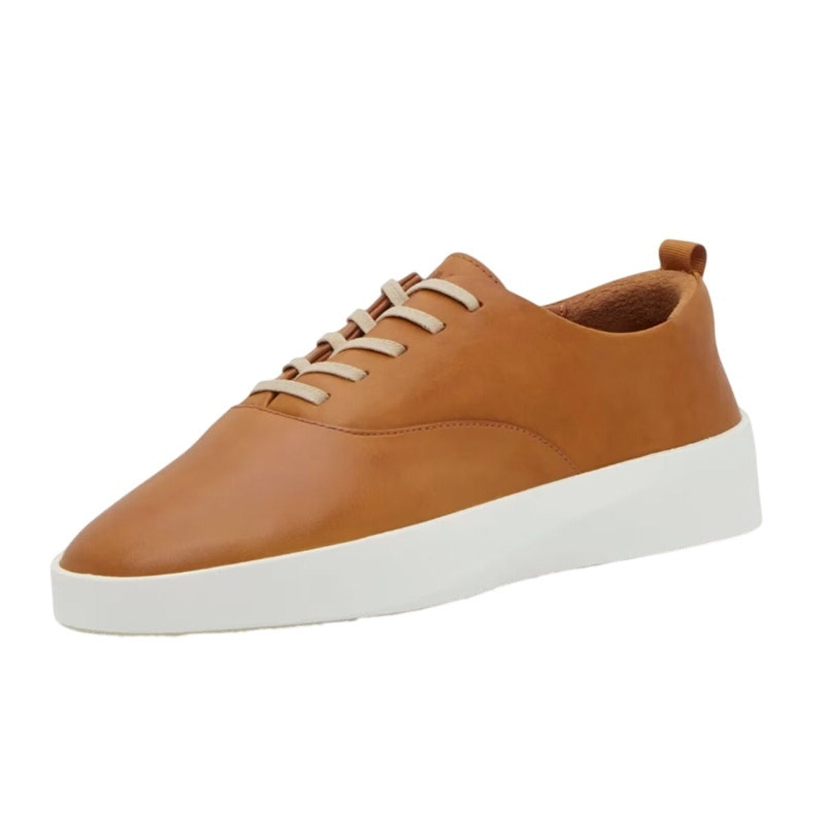 Wolf & Shepherd Cruise Casual Sneakers Womens 7 Mens 5.5 Tan Leather NIB