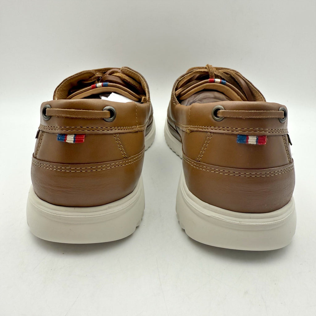 Mephisto Mens Trevis Boat Shoes US 7.5 EU 41.5 Brown Leather NWOB